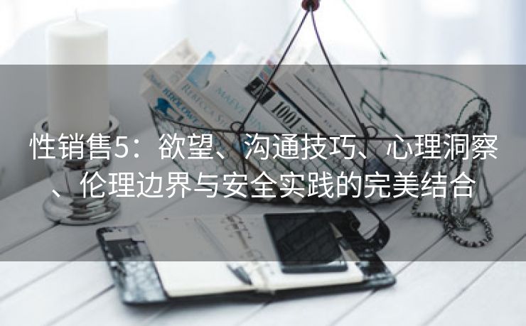 性销售5：欲望、沟通技巧、心理洞察、伦理边界与安全实践的完美结合