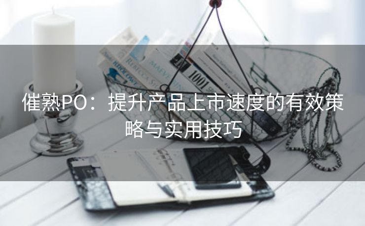 催熟PO：提升产品上市速度的有效策略与实用技巧