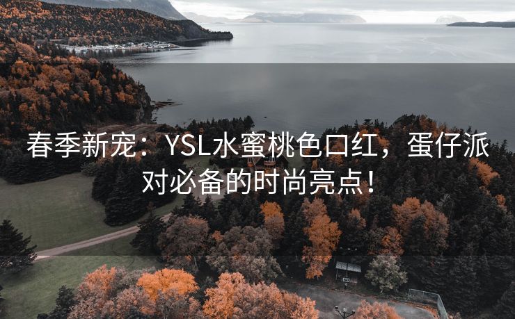 春季新宠：YSL水蜜桃色口红，蛋仔派对必备的时尚亮点！