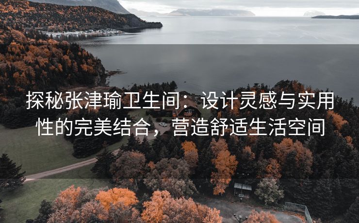 探秘张津瑜卫生间：设计灵感与实用性的完美结合，营造舒适生活空间