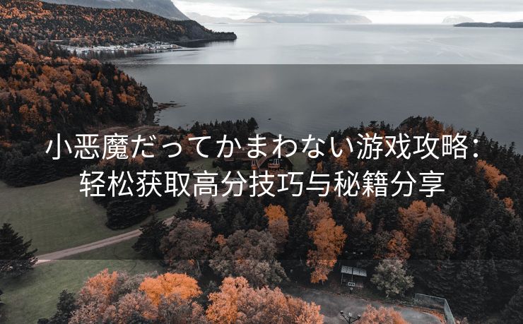 小恶魔だってかまわない游戏攻略：轻松获取高分技巧与秘籍分享