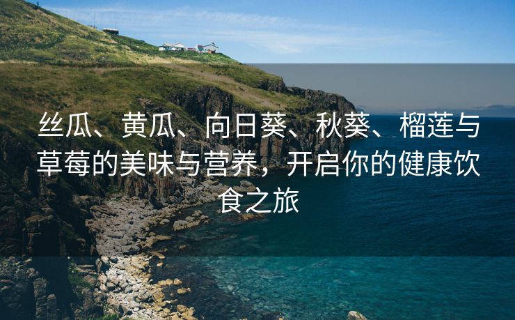 丝瓜、黄瓜、向日葵、秋葵、榴莲与草莓的美味与营养，开启你的健康饮食之旅