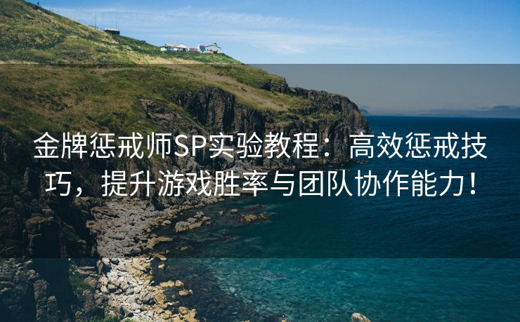 金牌惩戒师SP实验教程：高效惩戒技巧，提升游戏胜率与团队协作能力！