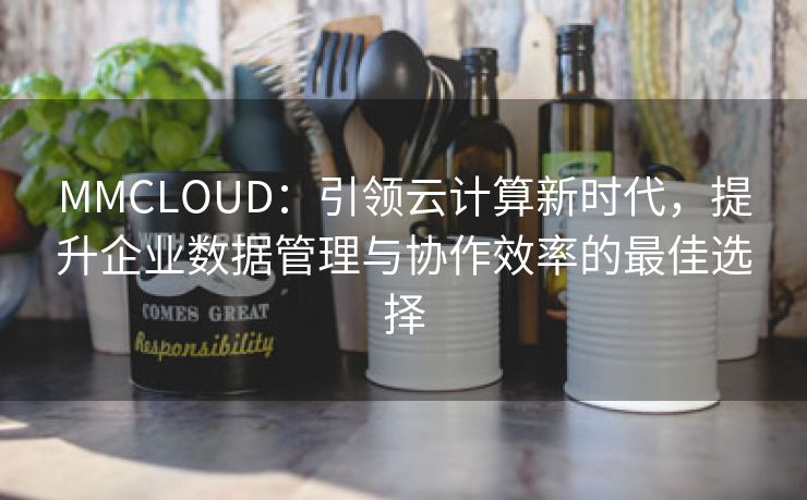 MMCLOUD：引领云计算新时代，提升企业数据管理与协作效率的最佳选择