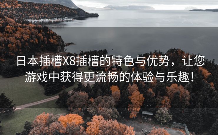 日本插槽X8插槽的特色与优势，让您游戏中获得更流畅的体验与乐趣！