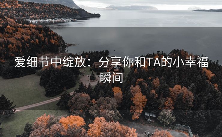 爱细节中绽放：分享你和TA的小幸福瞬间