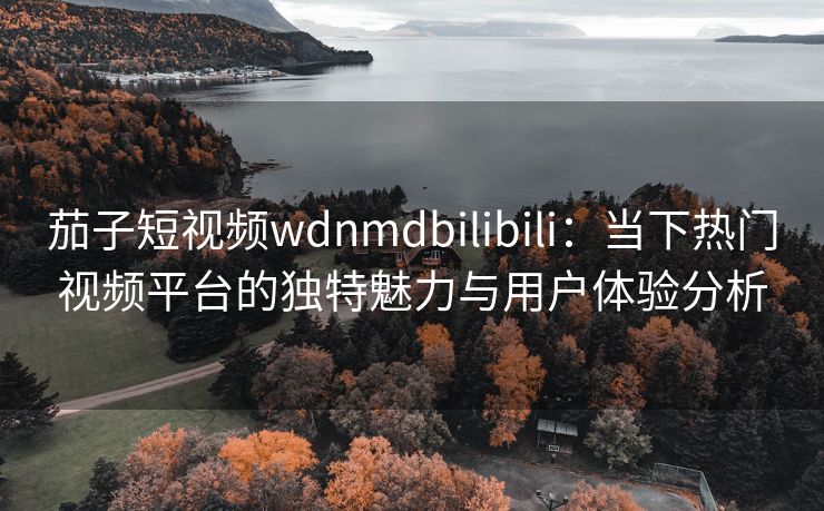 茄子短视频wdnmdbilibili：当下热门视频平台的独特魅力与用户体验分析