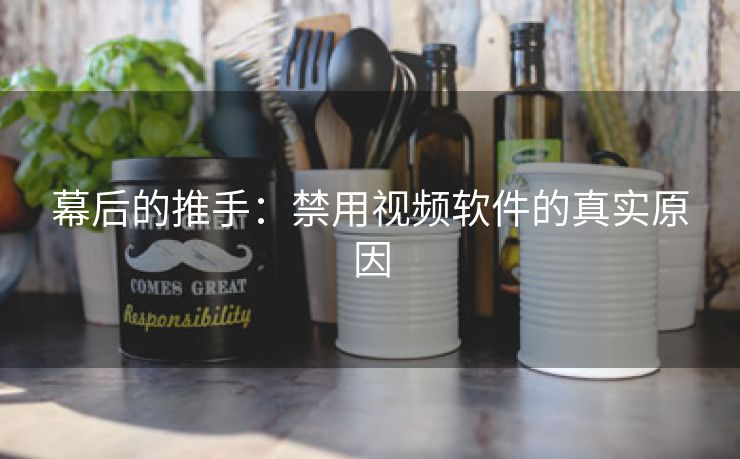 幕后的推手：禁用视频软件的真实原因