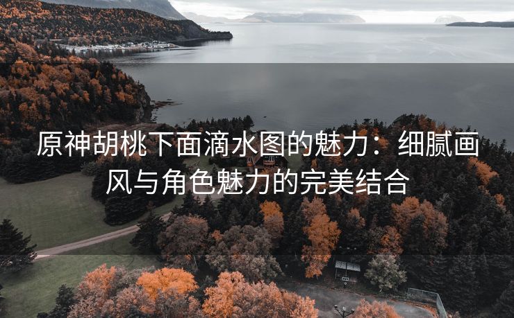 原神胡桃下面滴水图的魅力：细腻画风与角色魅力的完美结合