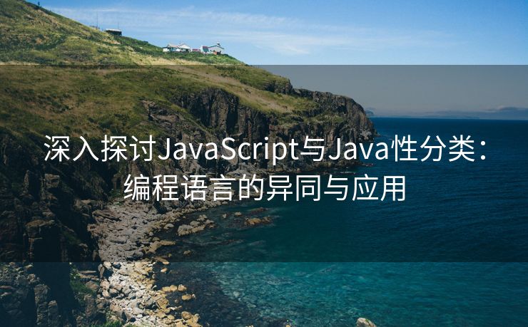 深入探讨JavaScript与Java性分类：编程语言的异同与应用