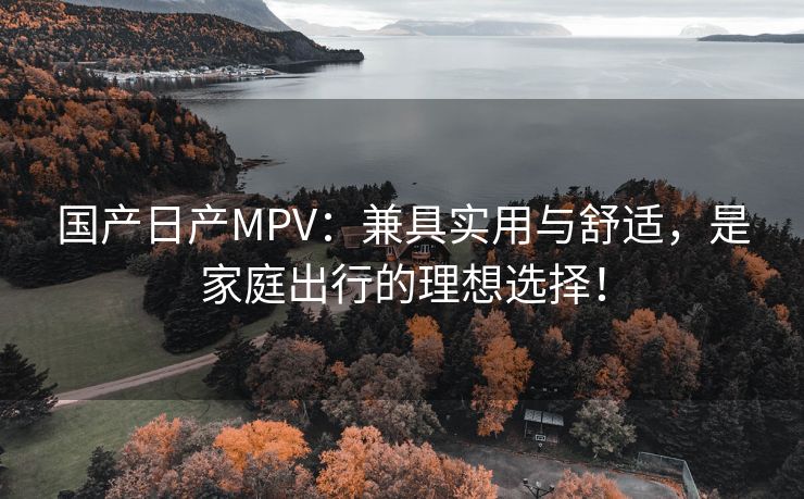 国产日产MPV：兼具实用与舒适，是家庭出行的理想选择！