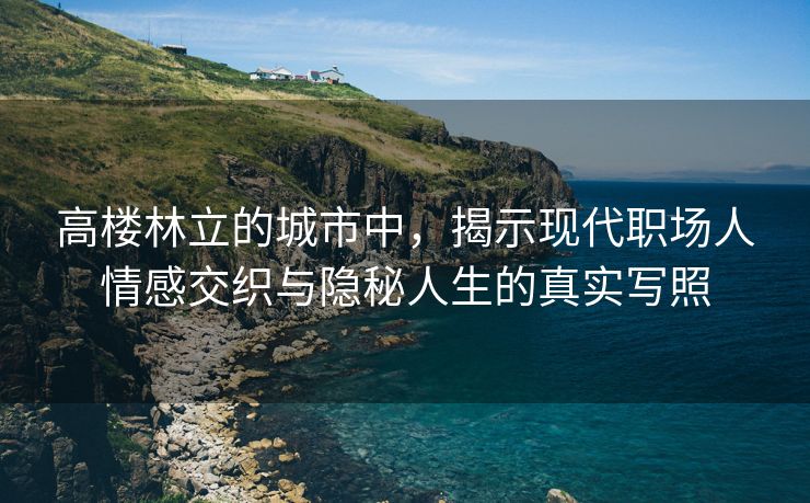 高楼林立的城市中，揭示现代职场人情感交织与隐秘人生的真实写照