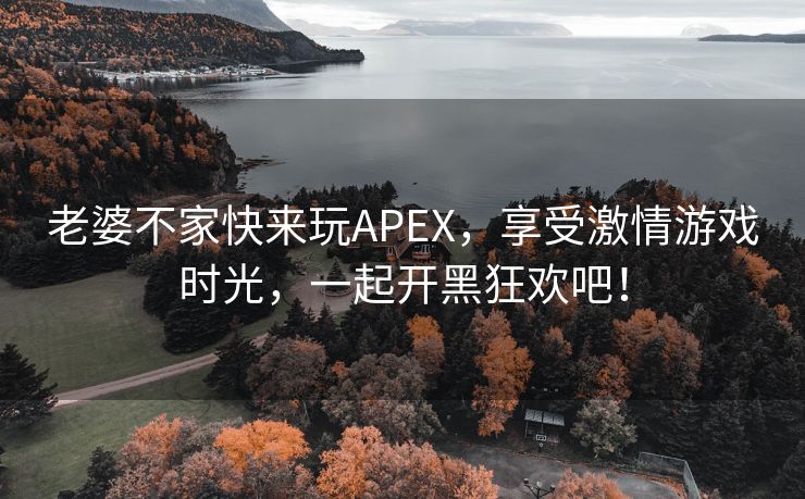 老婆不家快来玩APEX，享受激情游戏时光，一起开黑狂欢吧！