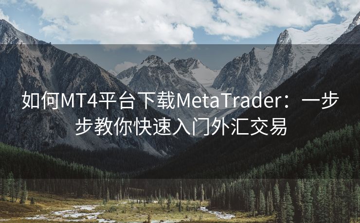 如何MT4平台下载MetaTrader：一步步教你快速入门外汇交易