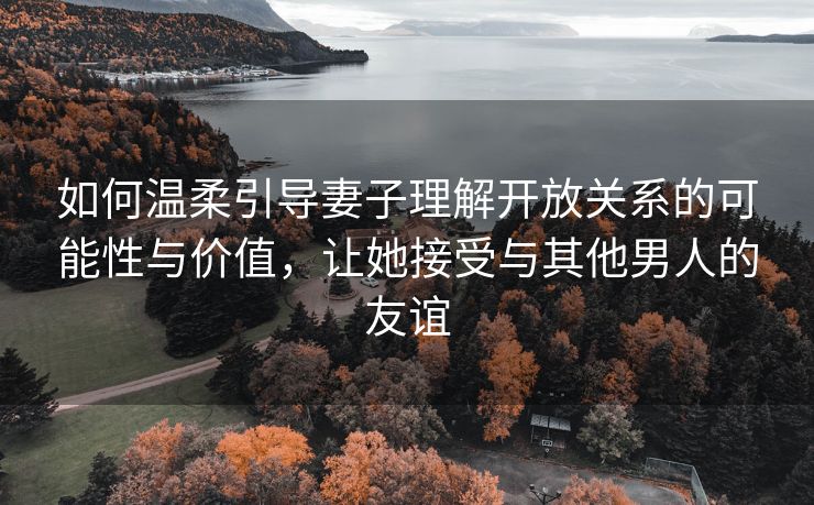 如何温柔引导妻子理解开放关系的可能性与价值，让她接受与其他男人的友谊