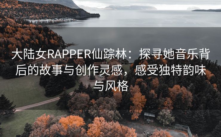 大陆女RAPPER仙踪林：探寻她音乐背后的故事与创作灵感，感受独特韵味与风格