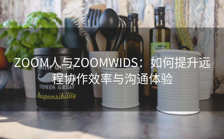 ZOOM人与ZOOMWIDS：如何提升远程协作效率与沟通体验