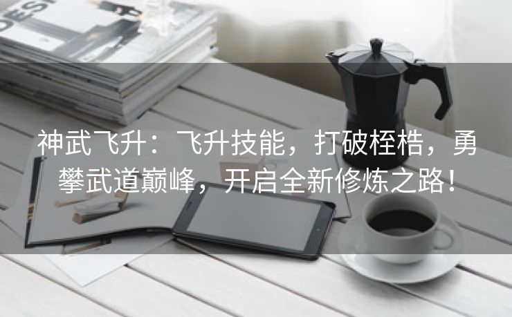 神武飞升：飞升技能，打破桎梏，勇攀武道巅峰，开启全新修炼之路！