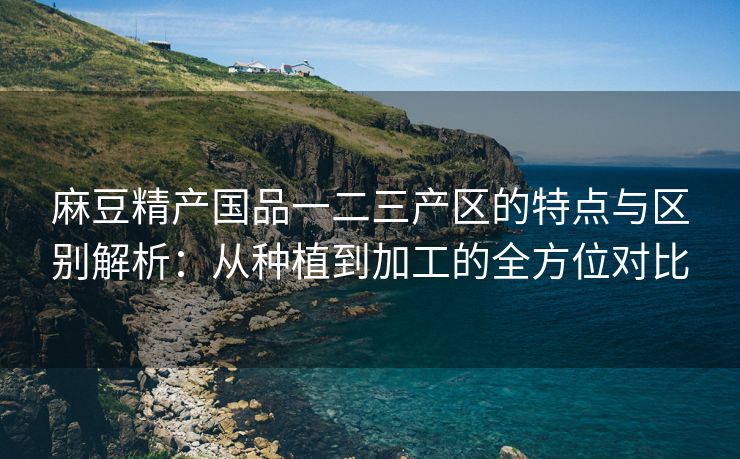 麻豆精产国品一二三产区的特点与区别解析：从种植到加工的全方位对比