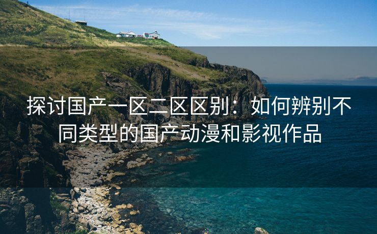 探讨国产一区二区区别：如何辨别不同类型的国产动漫和影视作品