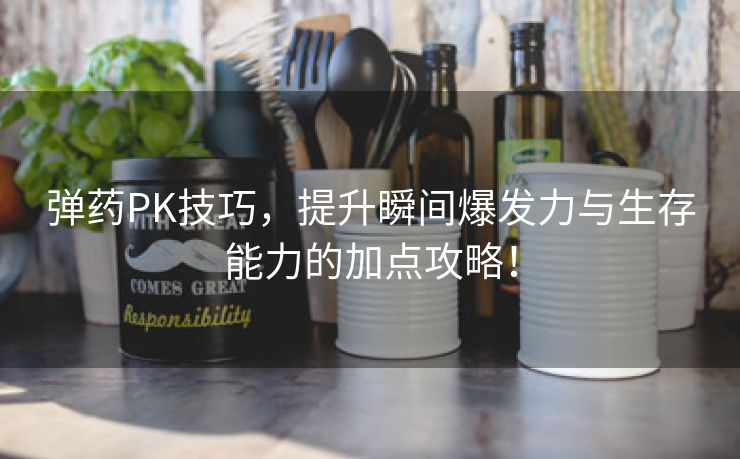 弹药PK技巧，提升瞬间爆发力与生存能力的加点攻略！