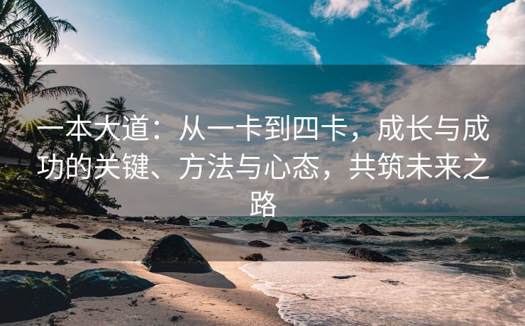 一本大道：从一卡到四卡，成长与成功的关键、方法与心态，共筑未来之路