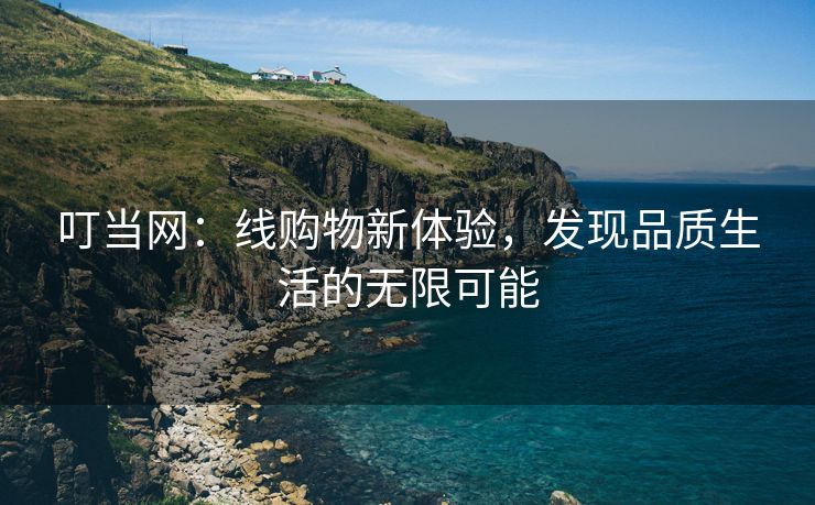 叮当网：线购物新体验，发现品质生活的无限可能