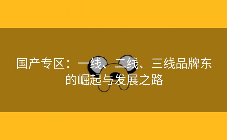 国产专区：一线、二线、三线品牌东的崛起与发展之路