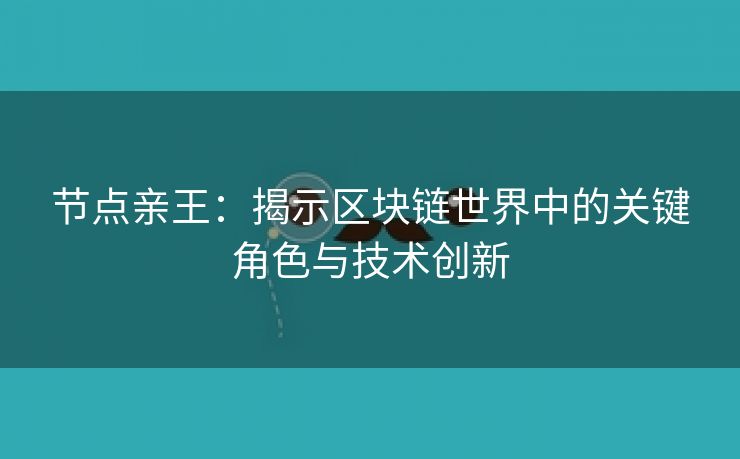 节点亲王：揭示区块链世界中的关键角色与技术创新