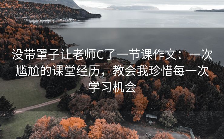 没带罩子让老师C了一节课作文：一次尴尬的课堂经历，教会我珍惜每一次学习机会