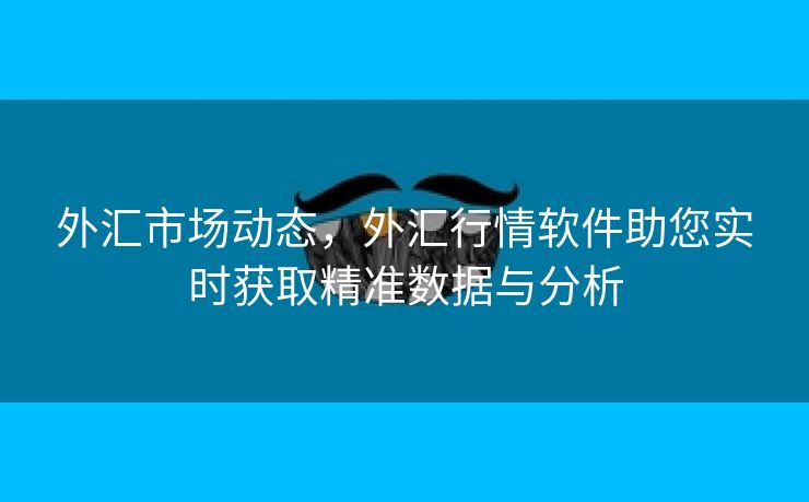 外汇市场动态，外汇行情软件助您实时获取精准数据与分析