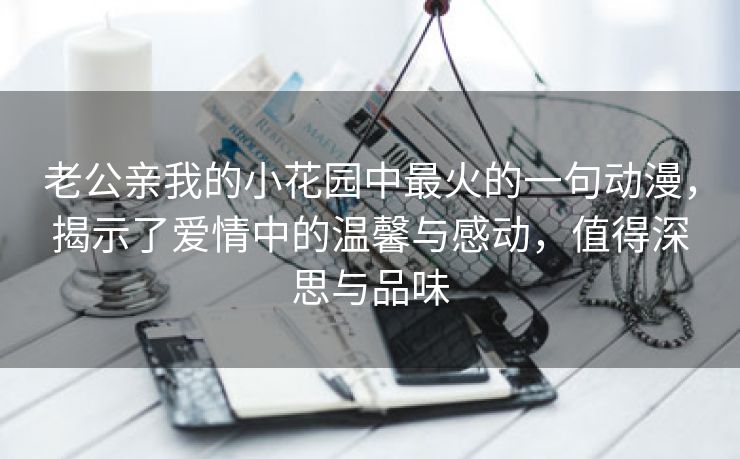 老公亲我的小花园中最火的一句动漫，揭示了爱情中的温馨与感动，值得深思与品味