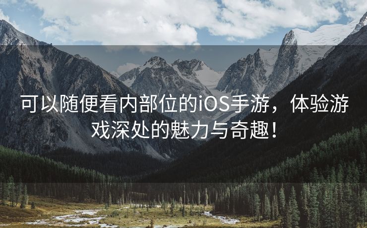 可以随便看内部位的iOS手游，体验游戏深处的魅力与奇趣！