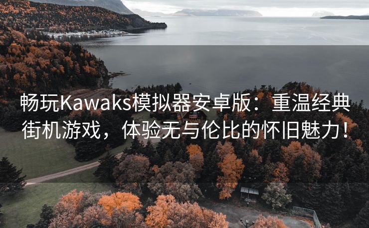 畅玩Kawaks模拟器安卓版：重温经典街机游戏，体验无与伦比的怀旧魅力！