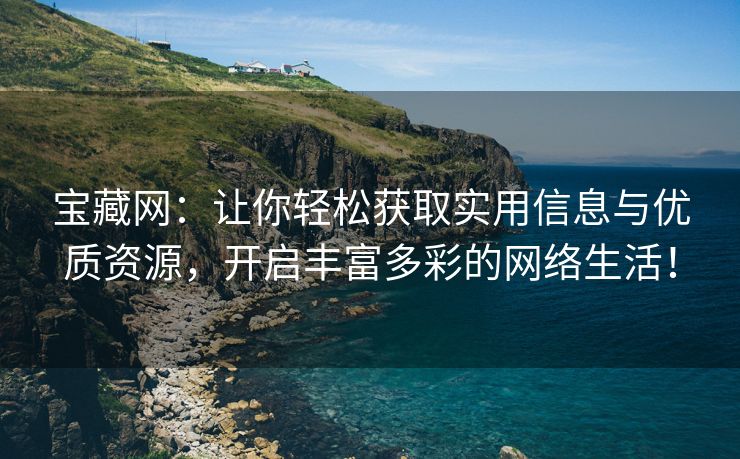 宝藏网：让你轻松获取实用信息与优质资源，开启丰富多彩的网络生活！