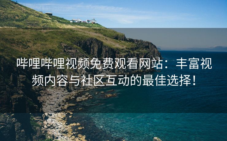 哔哩哔哩视频免费观看网站：丰富视频内容与社区互动的最佳选择！