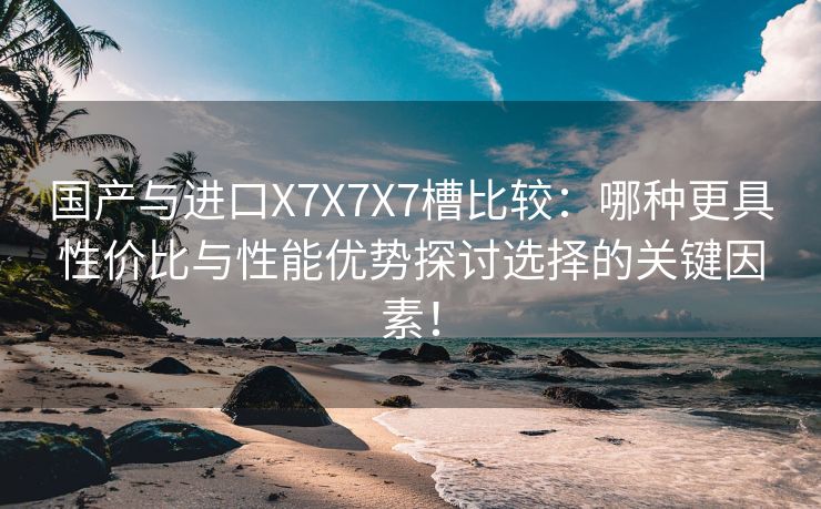 国产与进口X7X7X7槽比较：哪种更具性价比与性能优势探讨选择的关键因素！