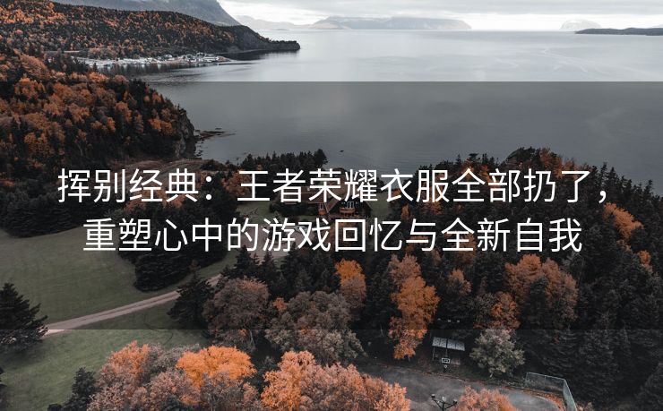 挥别经典：王者荣耀衣服全部扔了，重塑心中的游戏回忆与全新自我