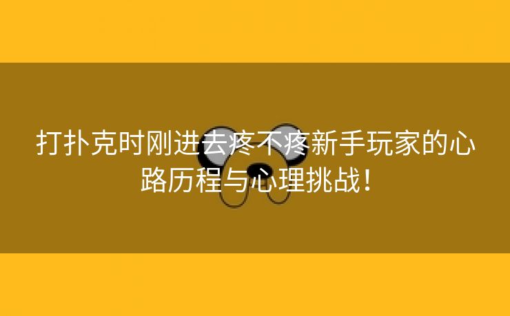 打扑克时刚进去疼不疼新手玩家的心路历程与心理挑战！